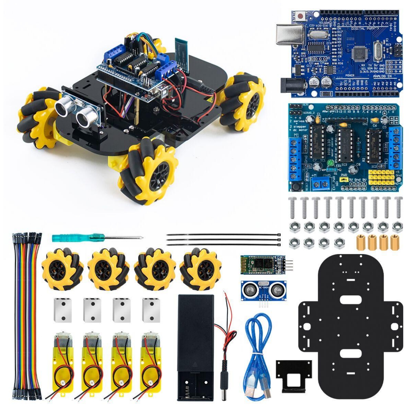 MECANUM WHEELS ROBOT CAR